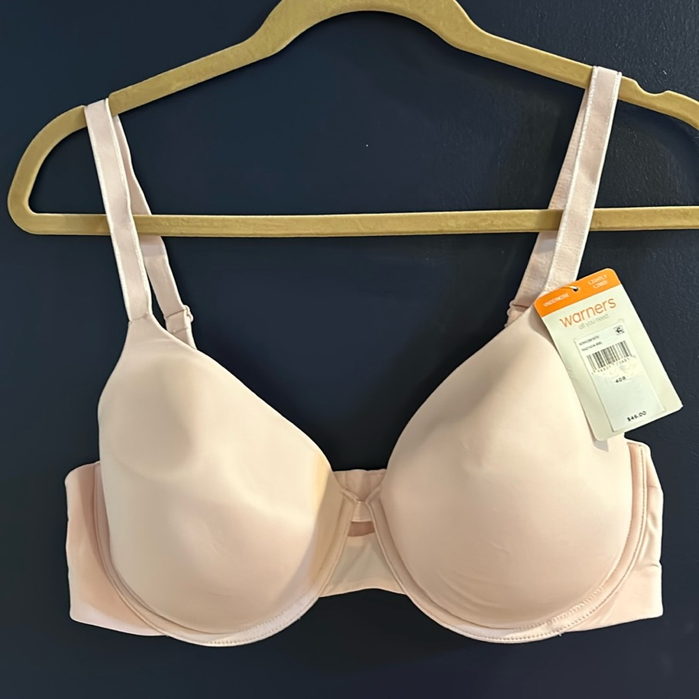 Holiday Sale! Warner's Underwire Lightly Lined Convertible Bra. 40 B. Pink Blush